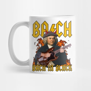 Bach In Black - Johann Sebastian Bach Band Mug